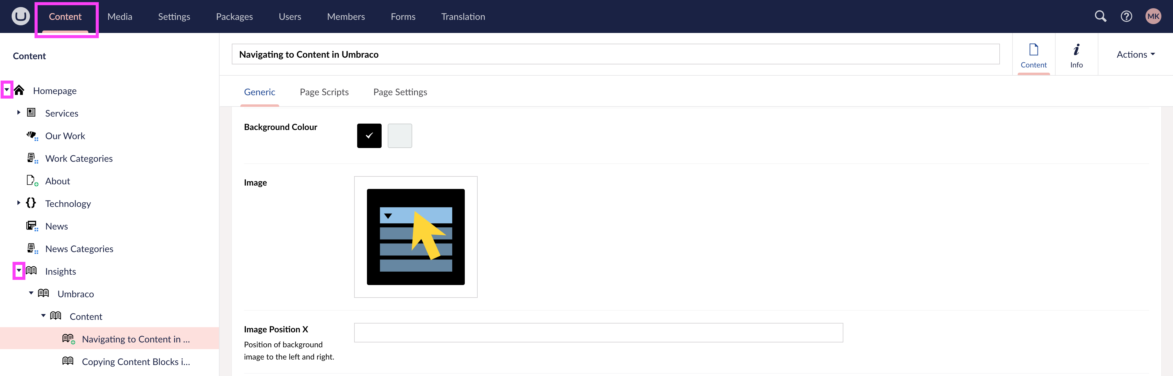 Umbraco Nodes