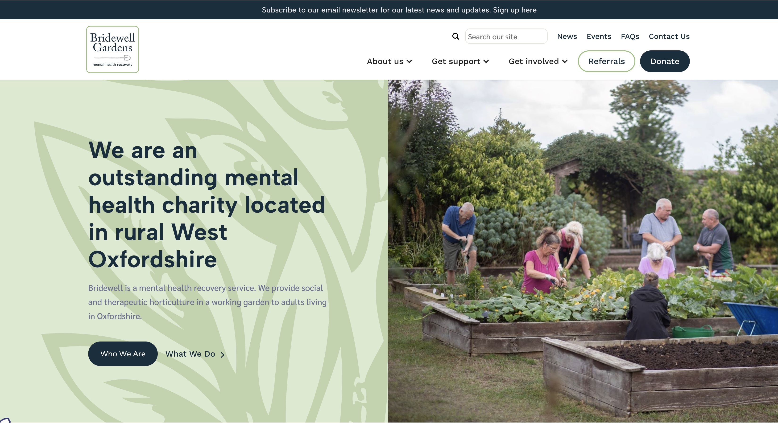 Bridewell Gardens - Umbraco Charity Site | AppCentric